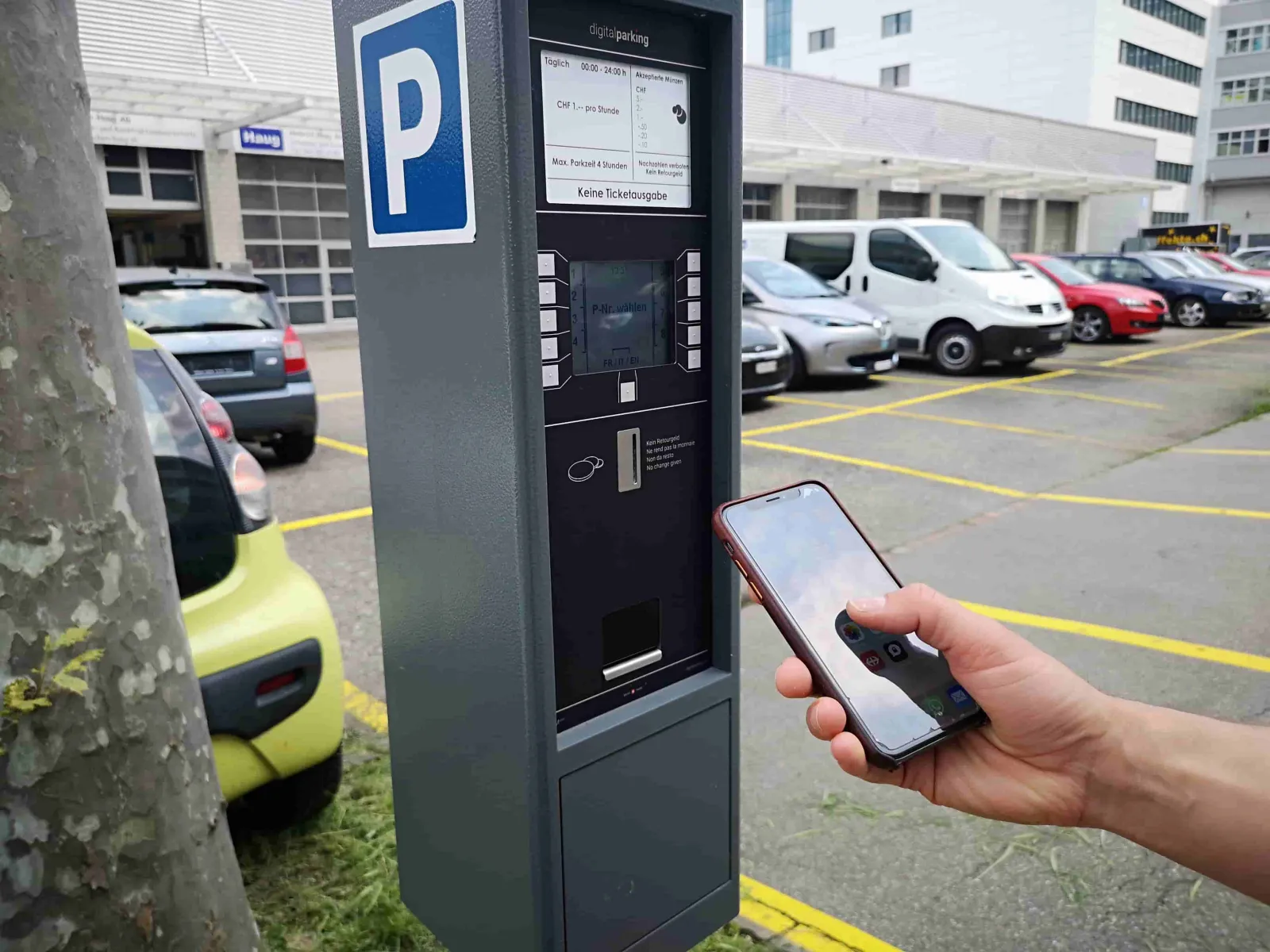 taxomex on a parking space