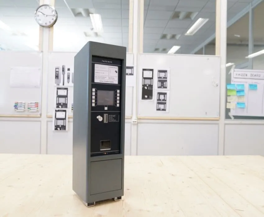 usability prototype of the parking meter
