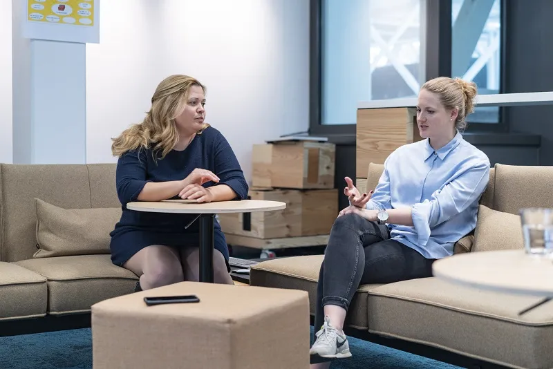 Annina Scheidegger and Elena Jasvoin from Zuehlke Group
