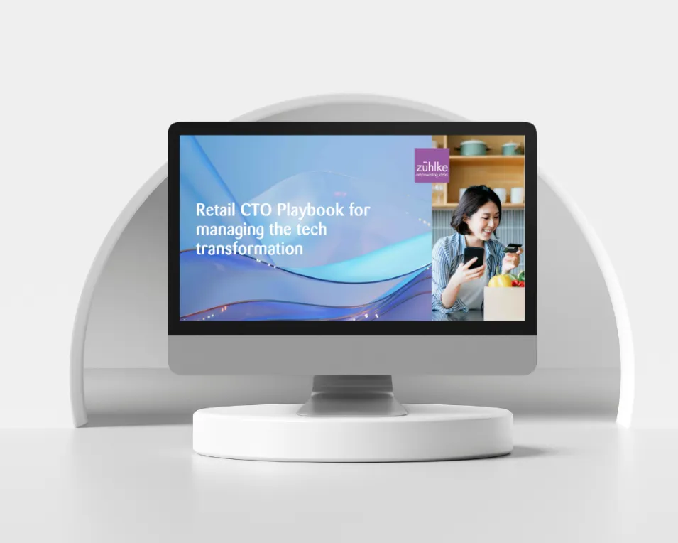 Desktop with Retail CTO playbook preview