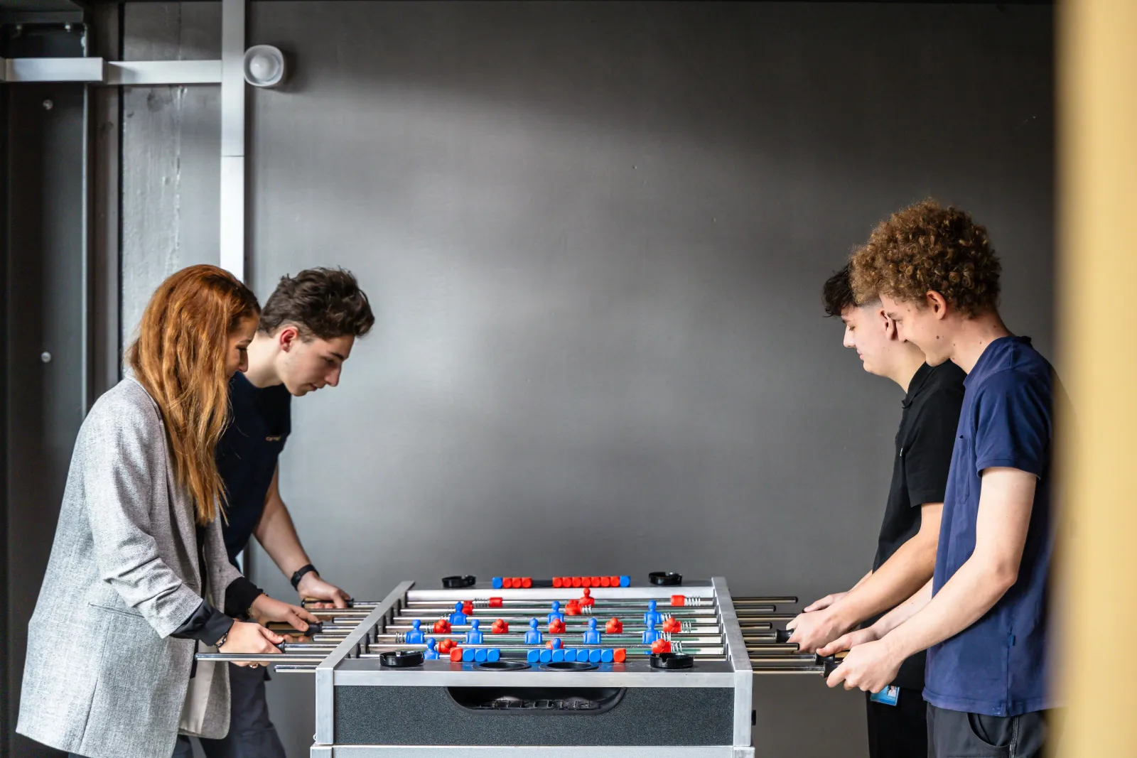 Désirée Lüscher and her apprentices at our office in Schlieren